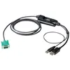 Image de ATEN CV190 - CÃ¢ble clavier / vidÃ©o / souris (KVM) - SPHD 15 broches (M) pour USB, DisplayPort (M) - 1.8 m - vis moletÃ©es