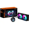 Image de GIGABYTE AORUS WATERFORCE II 240 Refroidisseur liquide pour processeur AIO - 2x ventilateurs ARGB de 120 mm, mÃ©canisme d'emboÃ®tement coulissant, DAISY-CHAIN, compatible avec Intel LGA 1851 et AMD AM5