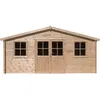 Image de Abri De Jardin Bois "Alex" - 20.20 MÂ² - 4.80 X 4.00 X 2.39 M - 28 Mm