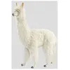 Image de Hansa Peluche Geante Lama Alpaga Blanc 165 Cm H Et 115 Cm L