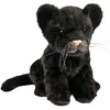 Image de Peluche Jaguar Noir BÃ©bÃ© Assis 18 Cm