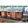Image de Maquette Train - Miniart - Russian Imperial Railway Covered Wagon - IntÃ©rieur - Mixte-Mini Art