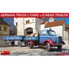 Image de Maquette Camion German Truck L1500s W/Cargo Trailer - Miniart-Mini Art