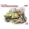 Image de T-34/76 SoviÃ©tique Avec 4 Figures Du Cavalier SoviÃ©tique SoviÃ©tique - Icm Icm35368-Icm