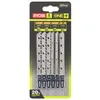 Image de Jeu de 6 lames spÃ©ciales pour scie sauteuse RYOBI One+ RAK6JSBW