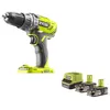 Image de Ryobi Perceuse Visseuse Percussion 2x 18 V 1,5 Ah Lithium+ batteries, chargeur rapide - R18PD3-215S