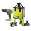 Image de Ryobi Perceuse-visseuse Ã  percussion 2 vitesses 18V, 1x2,0Ah et 1x4,0Ah - R18PD3-242S