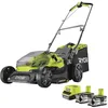 Image de Tondeuse poussÃ©e RYOBI 18V One+ - 2 Batteries 4.0Ah - Chargeur - RY18LM37A-240