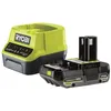 Image de Pack batterie RYOBI 18V One+ 2.0Ah LithiumPlus - 1 chargeur rapide 2.0Ah RC18120-120C