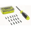 Image de Tournevis et coffret d'embouts - RYOBI - 17 pcs