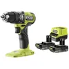 Image de Perceuse Ã  percussion Brushless 18V RYOBI - 54 Nm - 2 Batteries 2,0Ah - Chargeur - RPD18BL1-2C20S