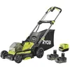 Image de Tondeuse poussÃ©e RYOBI 18V Brushless - coupe 40cm - 2 batteries 4,0Ah - 1 chargeur rapide - RY18LMX40C-240