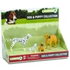 Image de Lot De 4 Figurines : 2 Chiens + 2 Chiots