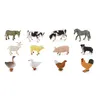 Image de Figurines Mini - La Ferme : Set De 12 Animaux De La Ferme