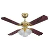 Image de Ventilateur de plafond avec lampe 'Princess' en bois pour salon & salle Ã  manger