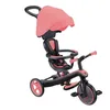 Image de Globber - Tricycle Ãvolutif Pour BÃ©bÃ© Explorer 4 En 1 - Rose Corail