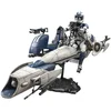 Image de Figurine Hot Toys Tms077 - Star Wars : The Clone Wars - Heavy Weapons Clone Trooper & Barc Speeder With Sidecar