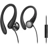 Image de Philips TAA1105BK - Ãcouteurs avec micro - embout auriculaire - montage sur l'oreille - filaire - jack 3,5mm - noir