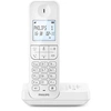 Image de TÃ©lÃ©phone sans fil Philips fixe avec rÃ©pondeur D2751W Solo Blanc
