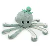 Image de Peluche GÃ©ante Pieuvre Et Son BÃ©bÃ© Menthe Filou Les Ptipotos - Les DÃ©glingos