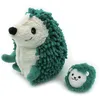 Image de Peluche HÃ©risson Et Son BÃ©bÃ© Vert Piktou Les Ptipotos - Les DÃ©glingos
