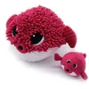 Image de Peluche GÃ©ante Poisson Globe Et Son BÃ©bÃ© Betterave Gobetou Les Ptipotos - Les DÃ©glingos