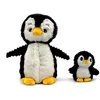 Image de Peluche Ptipotos Pingouin Maman Et Son BÃ©bÃ© Noir - Les DÃ©glingos