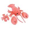 Image de Peluche homard maman et son bÃ©bÃ© corail