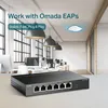 Image de TP-Link Omada DS106P V1.6 - Commutateur - non gÃ©rÃ© - 4 x 10/100 (PoE+) + 2 x 10/100 - de bureau - PoE+ (67 W)