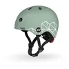 Image de Casque Pour Enfant Taille Xs Lifestyle Lignes Vertes - Scoot & Ride