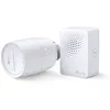 Image de Kit de dÃ©marrage TP-LINK TÃªte de vanne radiateur thermostatique connectÃ©e Blanc + Hub Wi-Fi Kasa