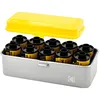 Image de KODAK Film Case (120/135) - BoÃ®tier Compact en Acier pour 8 Rouleaux de Film 120 ou 10 Rouleaux de Film 135, Capot Amovible, Finition Mate, Design Moderne, Protection PoussiÃ¨re et HumiditÃ© - Jaune