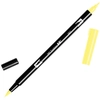 Image de Feutre Tombow double-pointe Jaune pâle 062