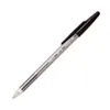Image de Pilot Stylo Ã Bille Rechargeable Pointe Moyenne Encre Noire Corps Plastique Cristal Avec Capuchon Bp-Sm
