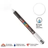 Image de Marqueur Posca pointe calibrée, baguée de métal - Trait extra fin 0.7 mm - Blanc