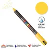Image de Marqueur Posca pointe calibrée, baguée de métal - Trait extra fin 0.7 mm - Jaune