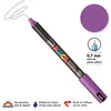 Image de Marqueur Posca pointe calibrée, baguée de métal - Trait extra fin 0.7 mm - Violet