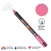 Image de Marqueur Posca pointe calibrée, baguée de métal - Trait extra fin 0.7 mm - Rose