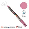 Image de Marqueur Posca pointe calibrée, baguée de métal - Trait extra fin 0.7 mm - Rose métallique