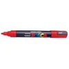 Image de Uni-Ball Marqueur Gouache Posca (Pc-5m), Rouge MÂ¿Tallique