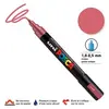 Image de Marqueur Posca pointe conique - Trait moyen 2,5 mm - Rouge métallique