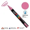 Image de Marqueur Posca pointe conique - Trait moyen 2,5 mm - Rose métallique