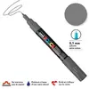 Image de Marqueur Posca pointe conique - Trait extra fin 0.7-1 mm - Gris