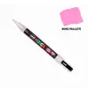 Image de Marqueur Posca rose pailleté - pointe conique fine