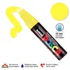 Image de Marqueur Posca pointe biseautée - Trait extra large 15 mm - Jaune
