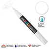 Image de Marqueur Posca pointe conique - Trait extra fin 0.7-1 mm - Blanc