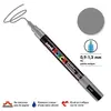 Image de Marqueur Posca pointe conique - Trait fin 0,9-1,5 mm - Gris