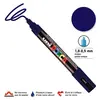 Image de Marqueur Posca pointe conique - Trait moyen 2,5 mm - Bleu foncé