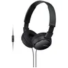 Image de Sony MDR-ZX110AP Casque Avec fil Arceau Appels/Musique Noir