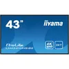 Image de iiyama ProLite LH4341UHS-B2 - 43" Ã©cran LCD rÃ©tro-Ã©clairÃ© par LED - signalisation numÃ©rique - 4K UHD (2160p) 3840 x 2160 - noir, brillant